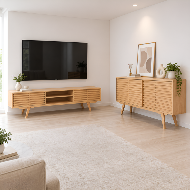 ست میز تلویزیون و کنسول آیلین برای فضای نشیمن شیک